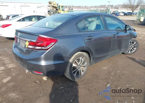 2013 Honda Civic Ex из США, поврежденный, VIN 19XFB2F87DE207365